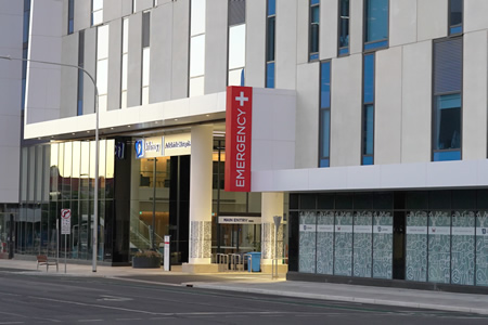 Calvary Adelaide 24 Hour Emergency Department Entrance