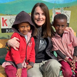Dr Caroline Roesler in Ethiopia